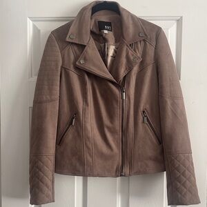 Kut from the Kloth Women's Tan Leather Jacket